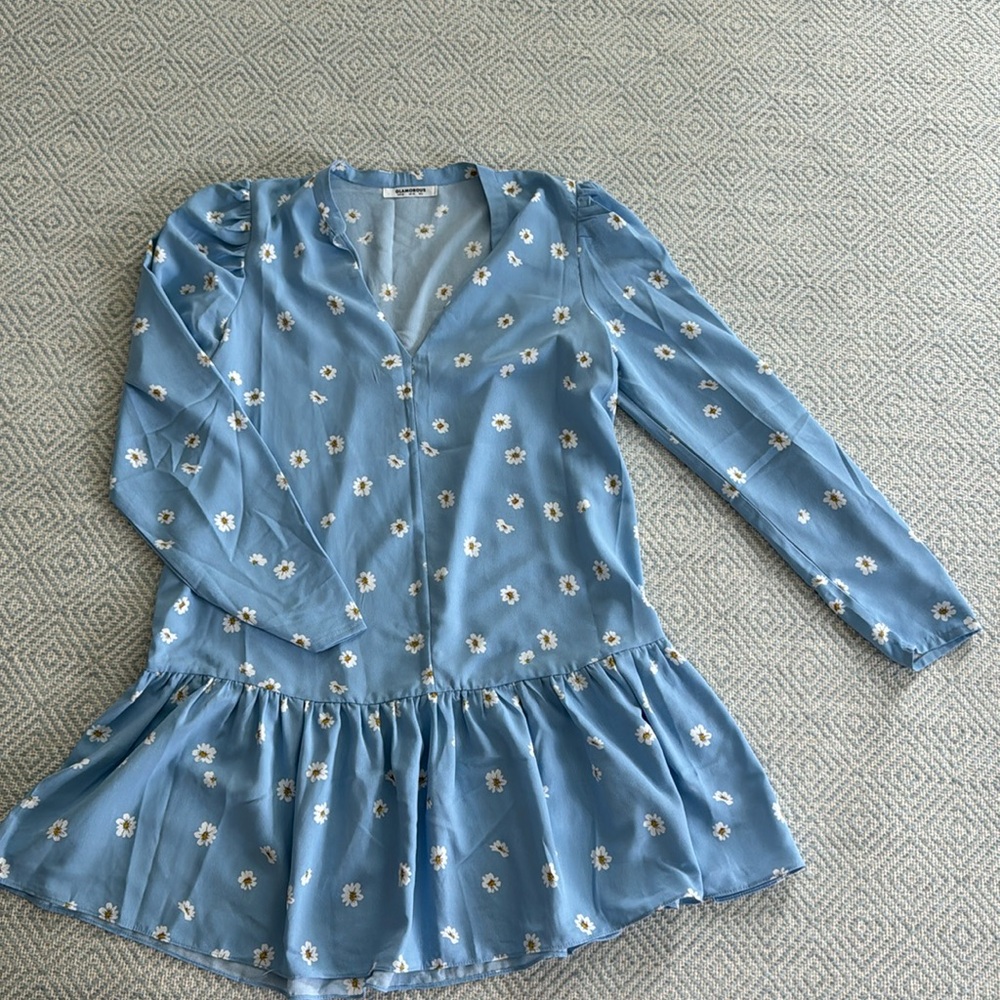 Blue flower dress